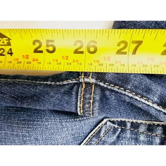 AG Adriano Goldschmied Size 28X26 Women Stilt Roll-Up Cigarette Blue Denim Jeans - Picture 7 of 13